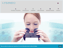 Tablet Screenshot of lysando.com